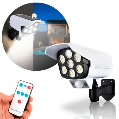 Miniatura 4 de Lampara exterior con panel solar